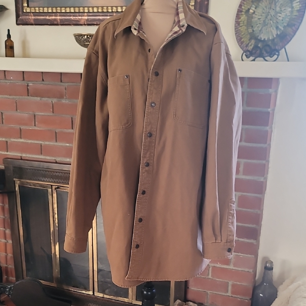L.L. Bean Brown Lightweight Shirt Jacket